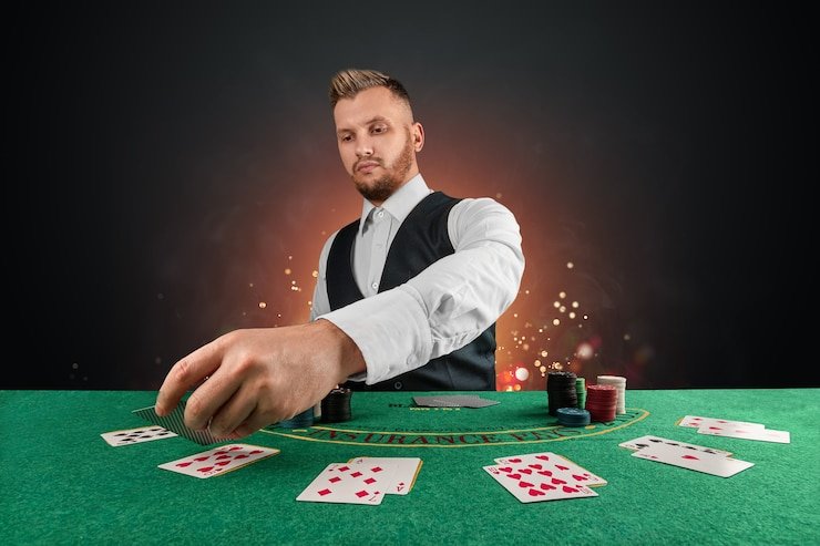 Poker Indonesia table on horas888 with seat positions and betting controls